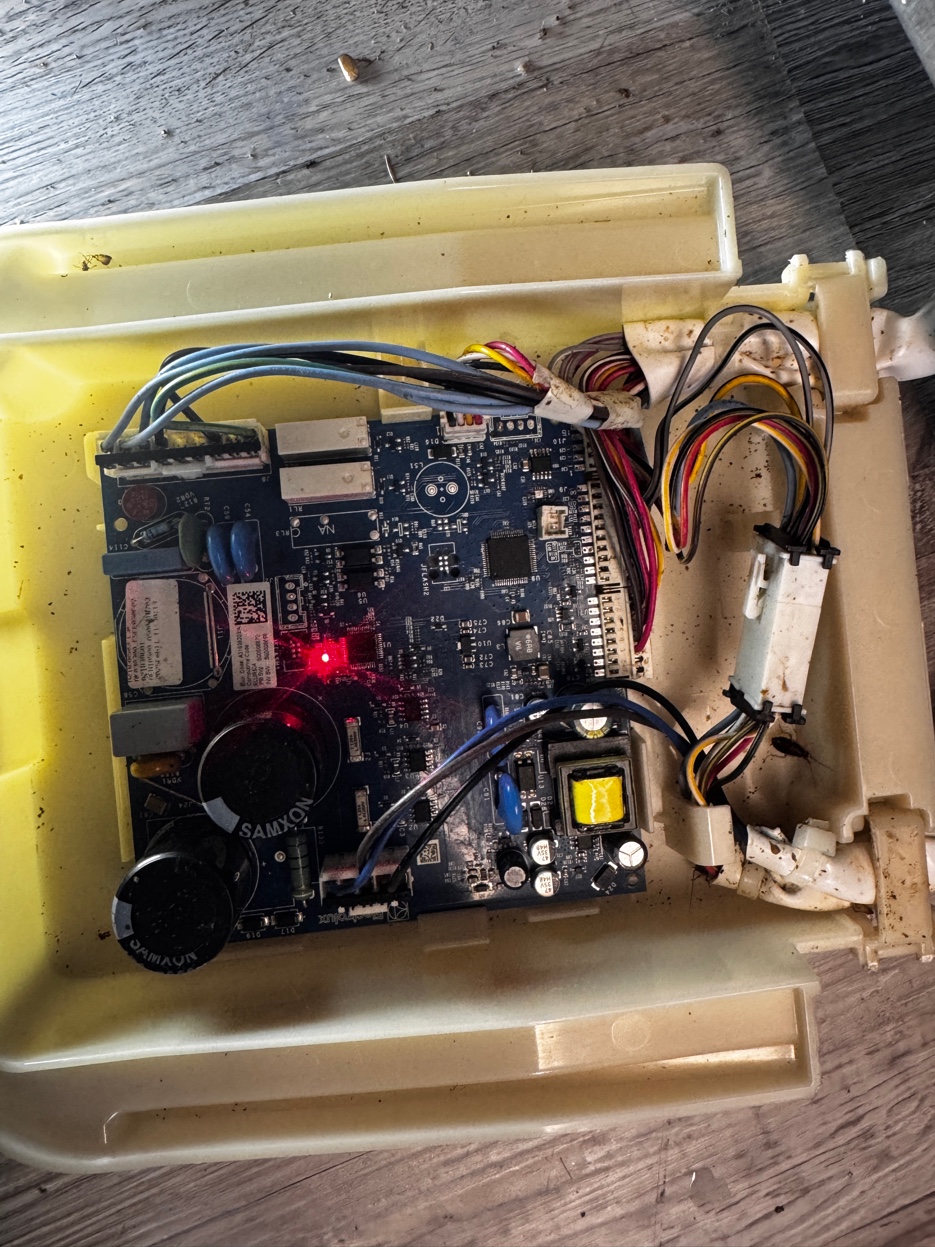 Appliance control board diagnosis